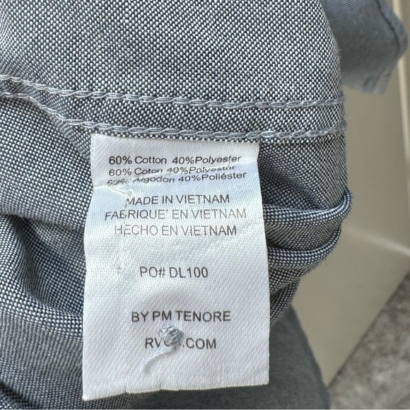 RVCA | Button Down Shirt | Casual | Blue | L - Picture 4 of 4